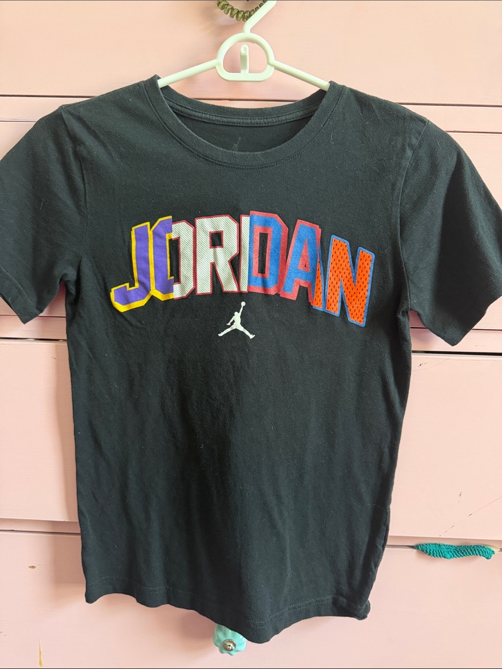 Vintage Jordan Black Logo Graphic Tee